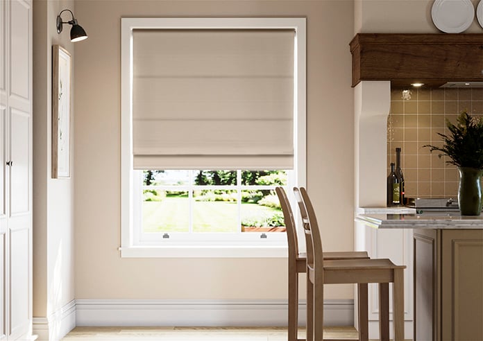 Cortona, Ecru Glow - Twist&Fit Roman Blind - Image 3